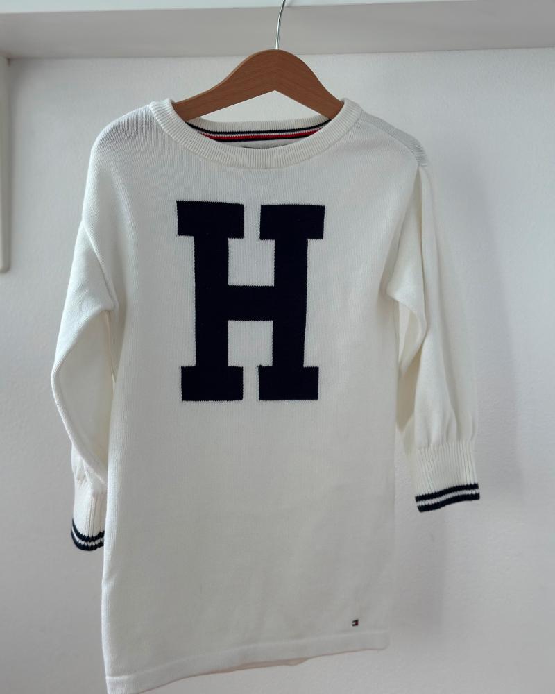 Tommy Hilfiger children's sweater white longer