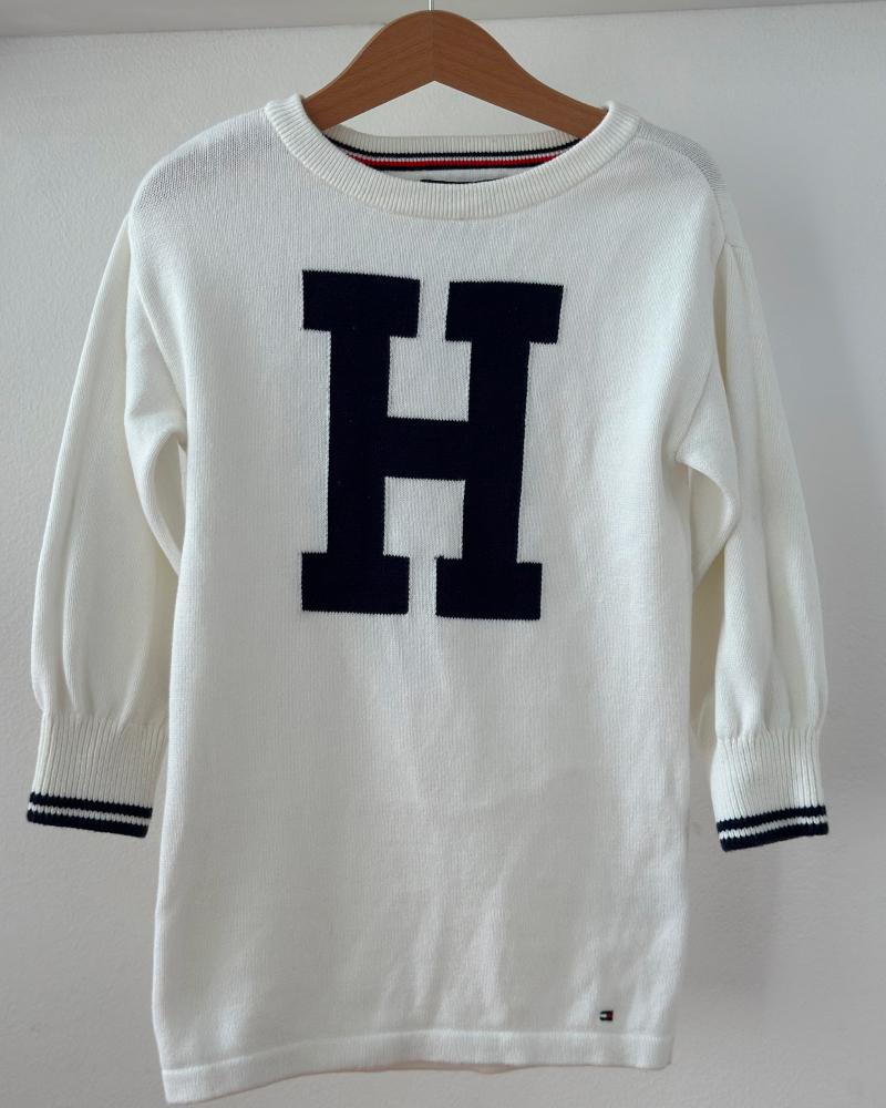 Tommy Hilfiger children's sweater white longer