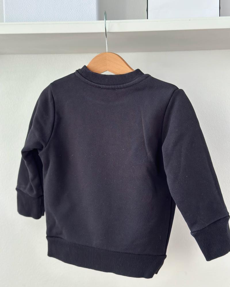 Diesel children's sweatshirt black with inscription