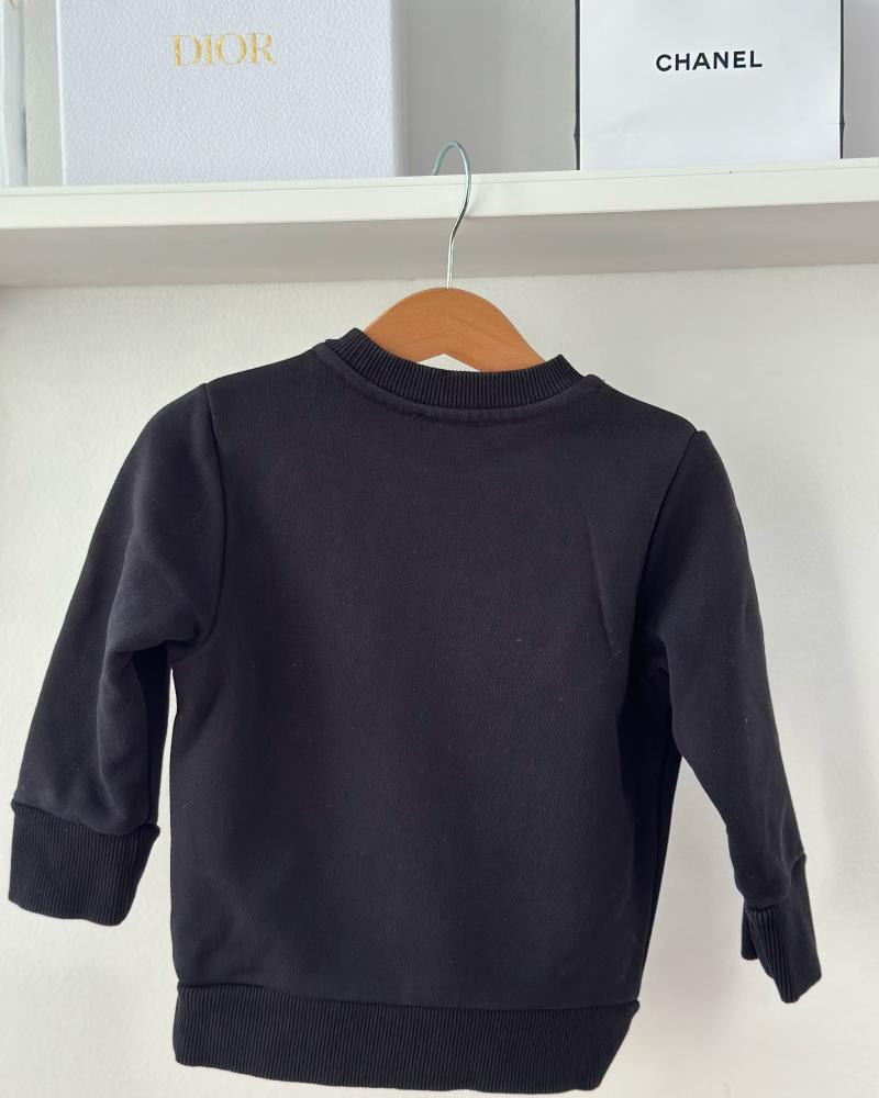 Diesel children's sweatshirt black with inscription