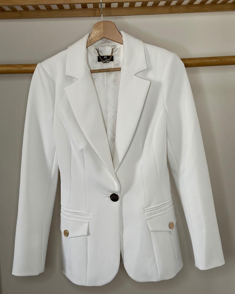 Elisabetta Franchi women's jacket white