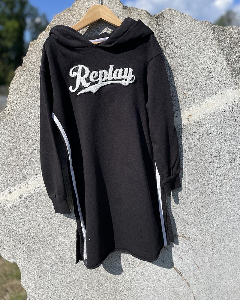 Children's dress Replay sweatshirt black