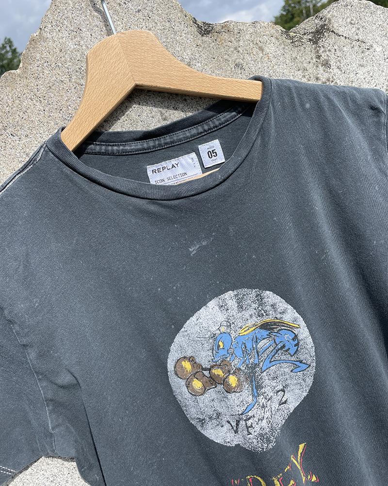 Children's t-shirt Replay ICON Selection gray