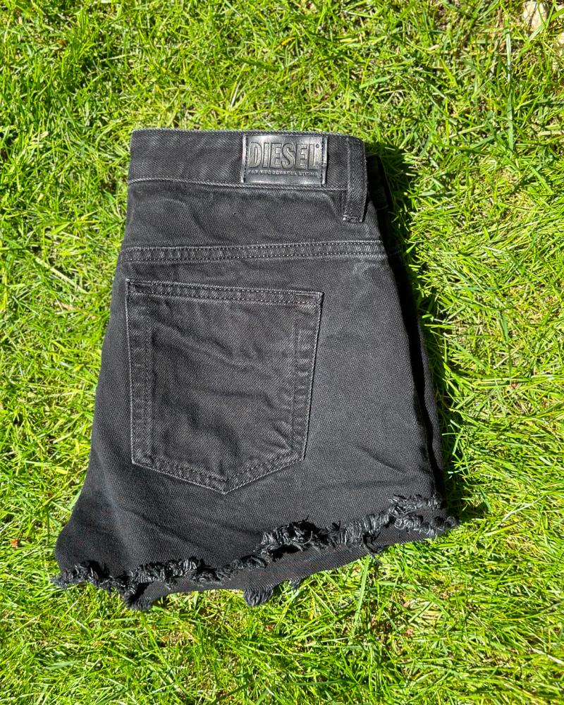 Women's shorts Twinset black denim 