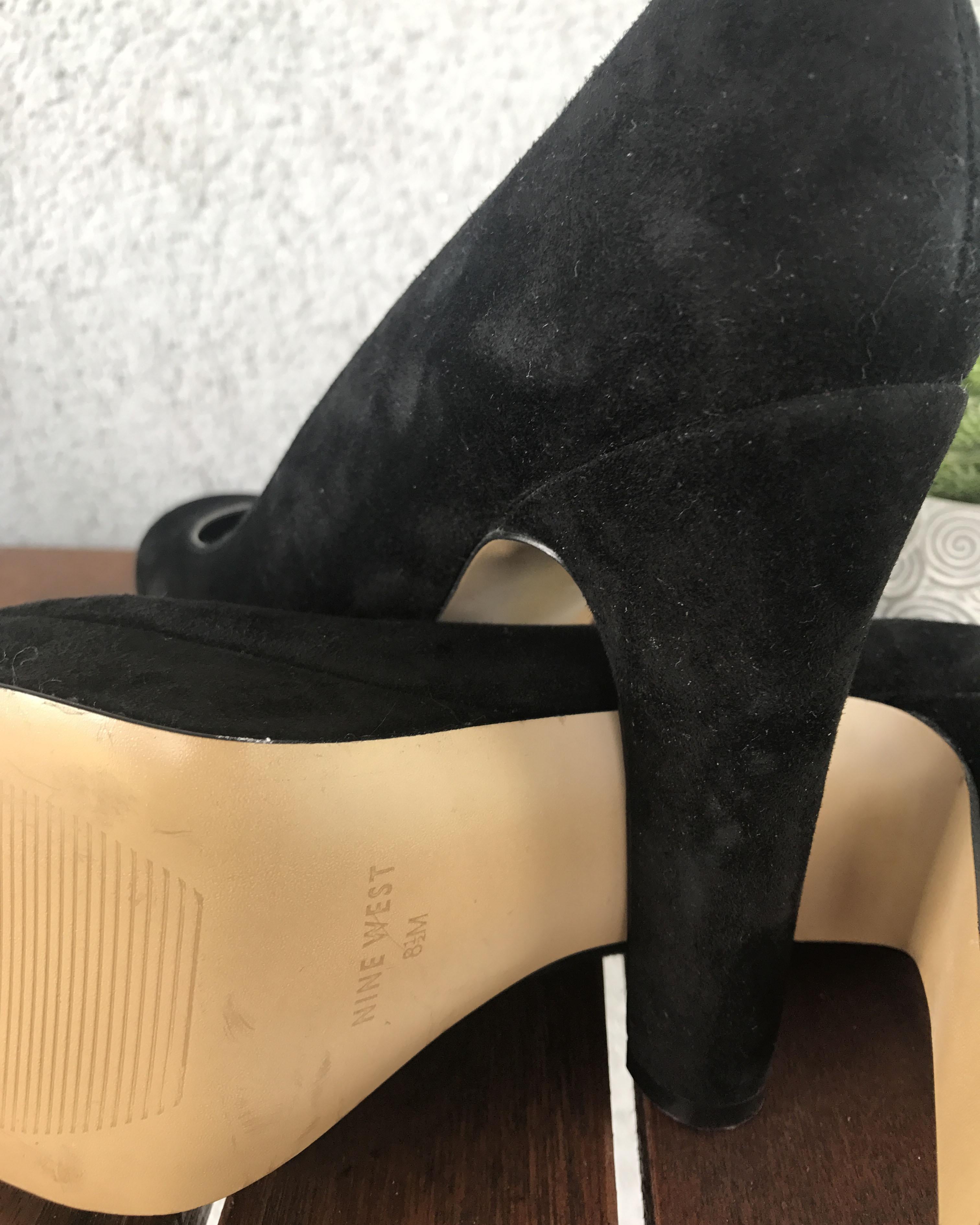 Lodičky dámské Nine West černé semišové