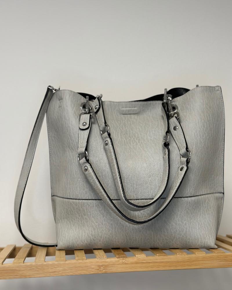 Calvin Klein Sonoma women's handbag with case gray