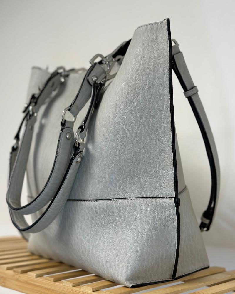 Calvin Klein Sonoma women's handbag with case gray