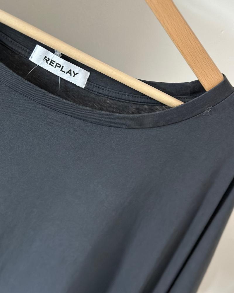 Women's T-shirt Replay gray