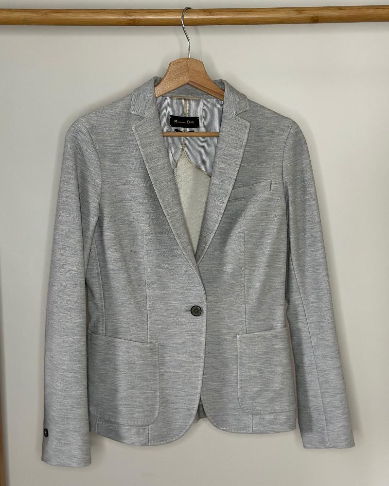 Massimo Dutti gray women's jacket