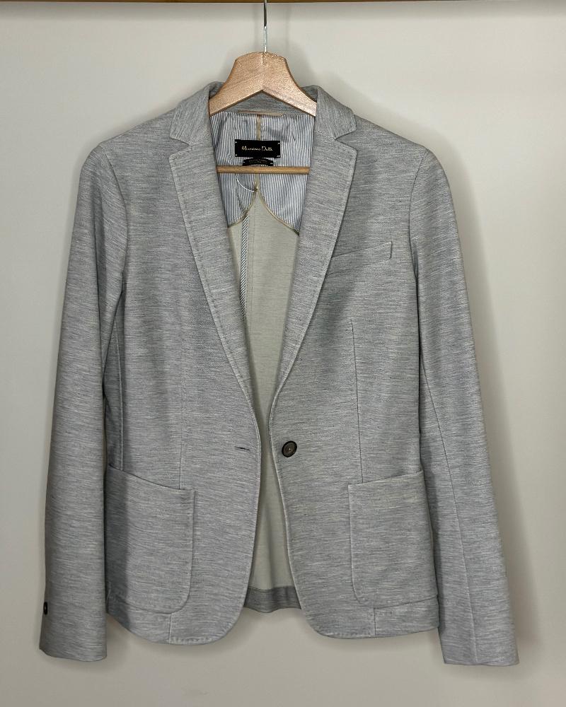 Massimo Dutti gray women's jacket