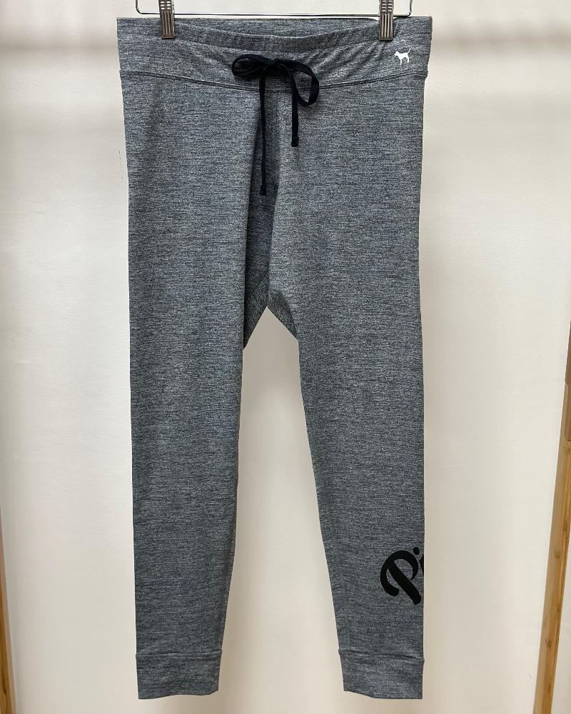 women's sweatpants PINK gray brindle