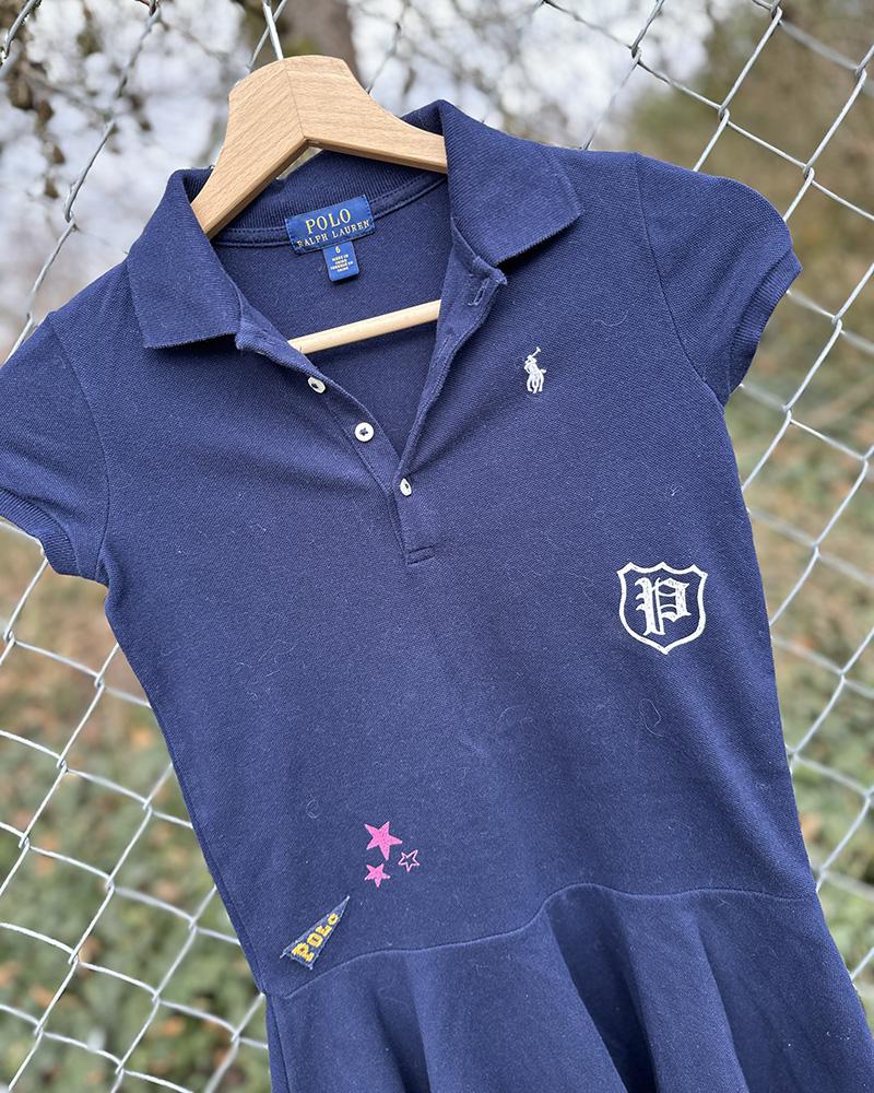 Children's dress Ralph Lauren Polo blue