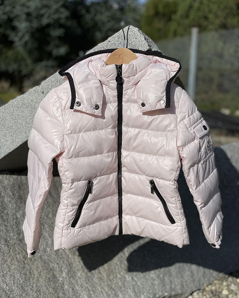 Moncler children's jacket light pink