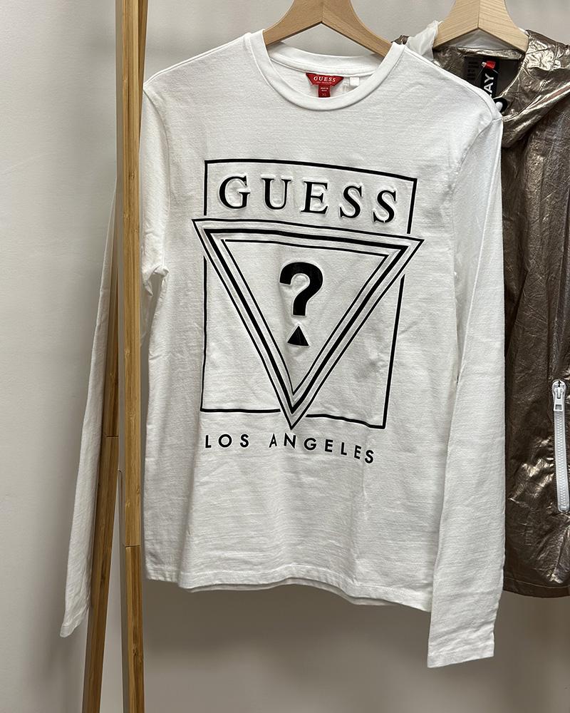 Guess women's T-shirt white with logo