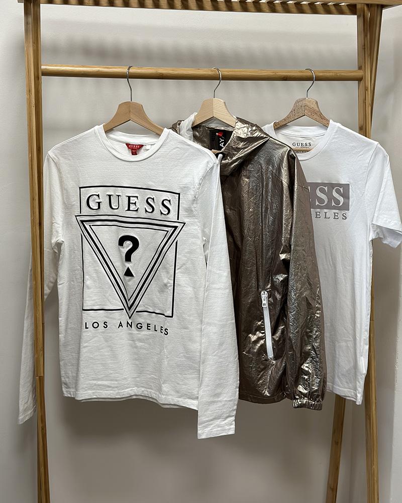 Guess women's T-shirt white with logo