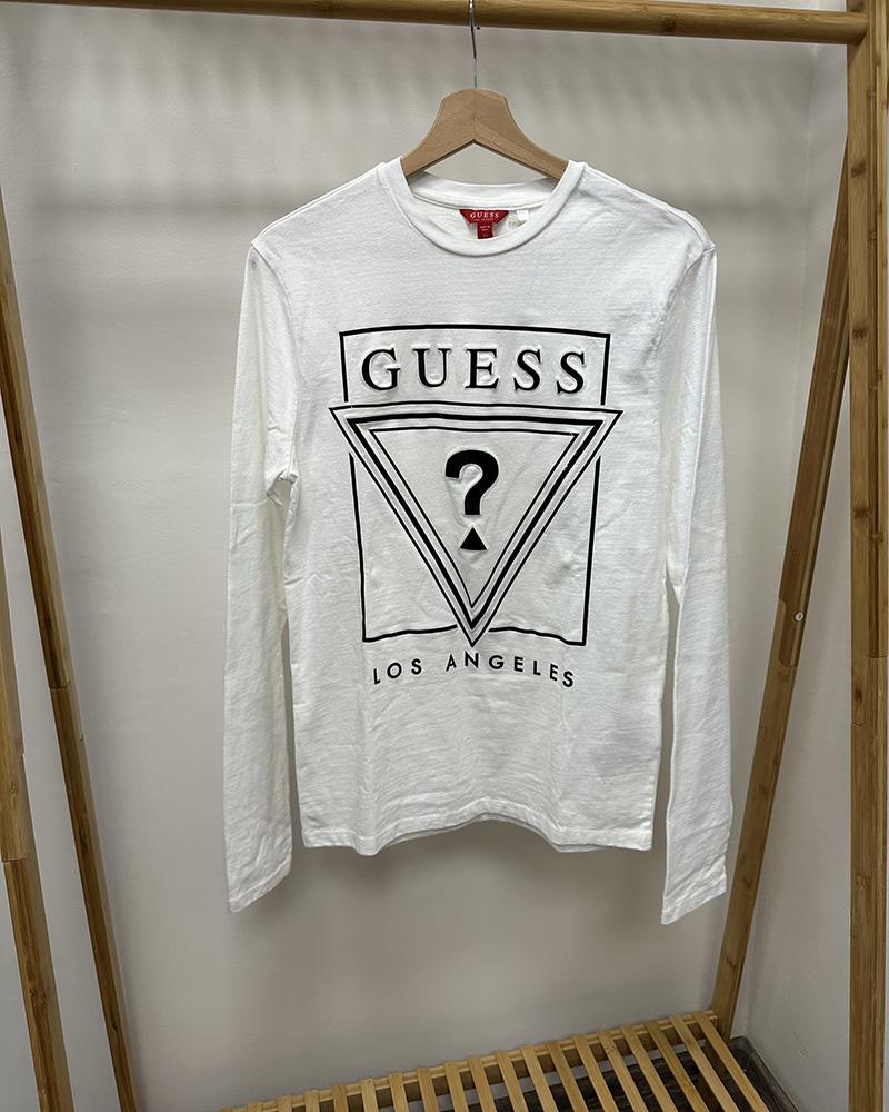 Guess women's T-shirt white with logo