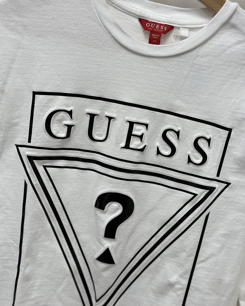 Guess women's T-shirt white with logo