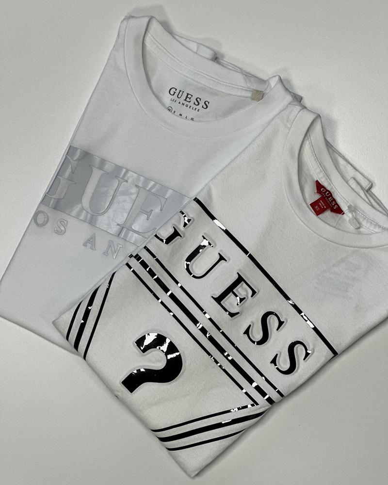 Guess women's T-shirt white with logo