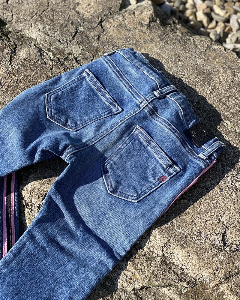 Replay children's jeans with pink stripes