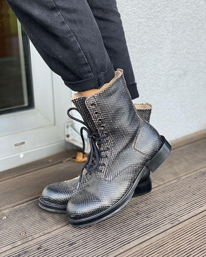 Women's shoes Diesel KOMB BOOT snake