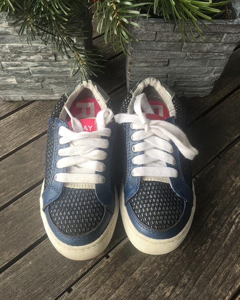 Replay children's sneakers blue-white