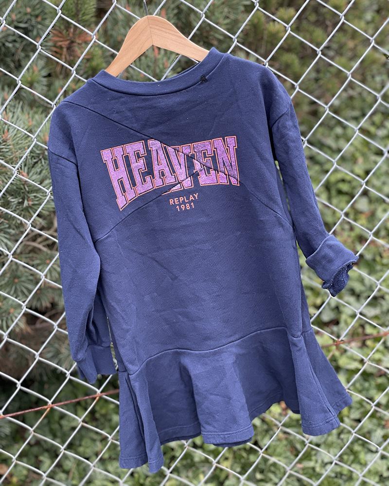 Children's dress Replay sweatshirt blue