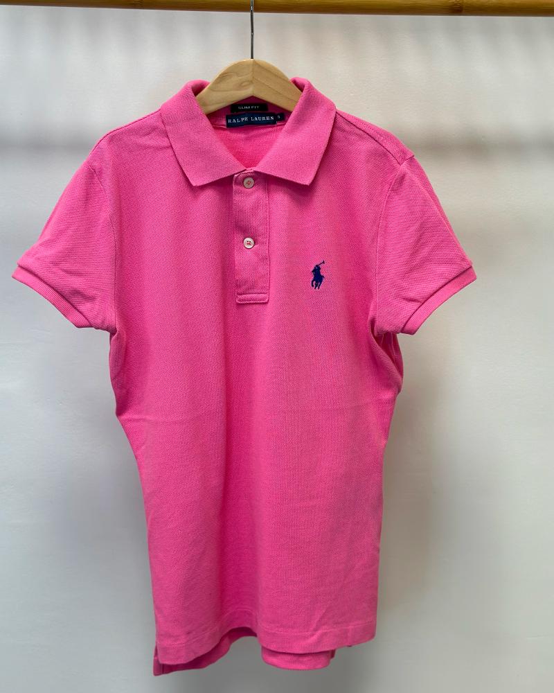 Triko dámské Ralph Lauren růžové polo