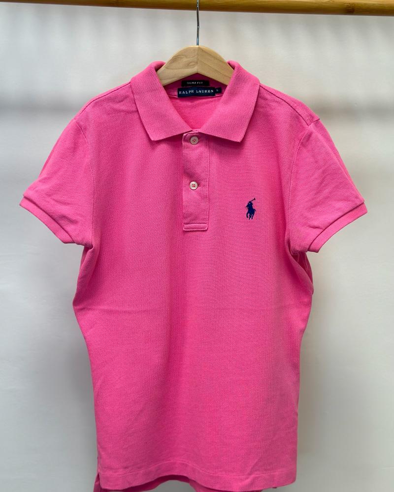 Triko dámské Ralph Lauren růžové polo