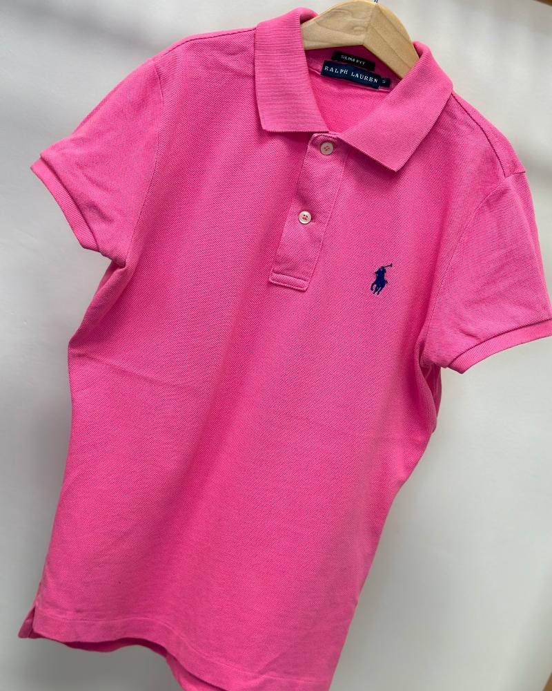 Triko dámské Ralph Lauren růžové polo