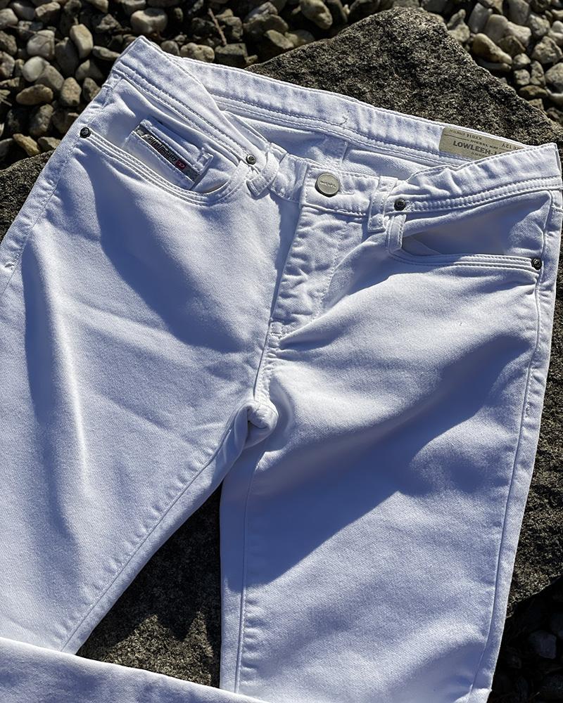 Children's jeans Diesel white bell-shaped