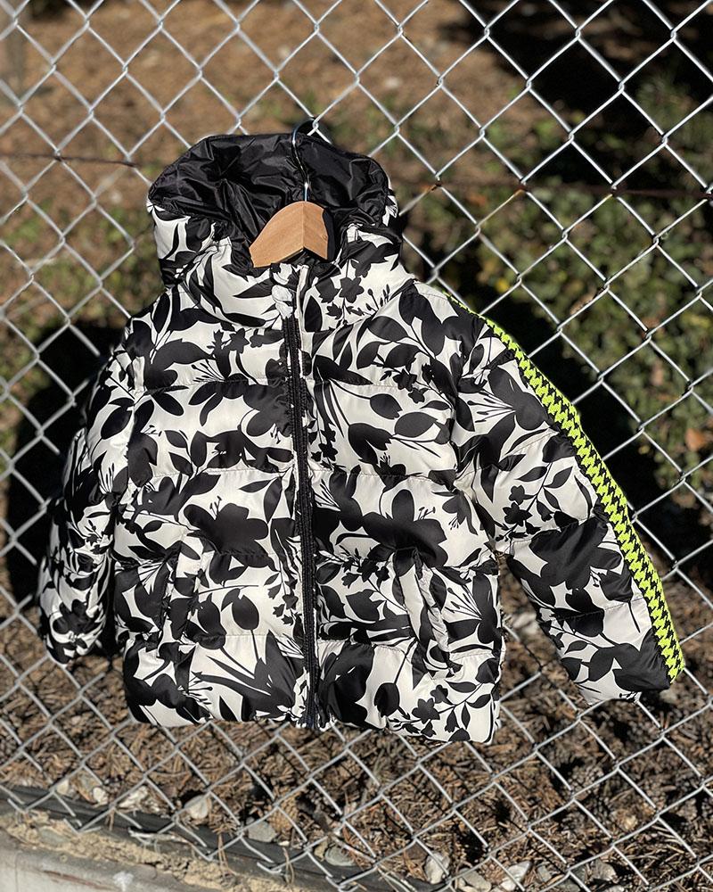 Replay children's jacket with floral pattern 