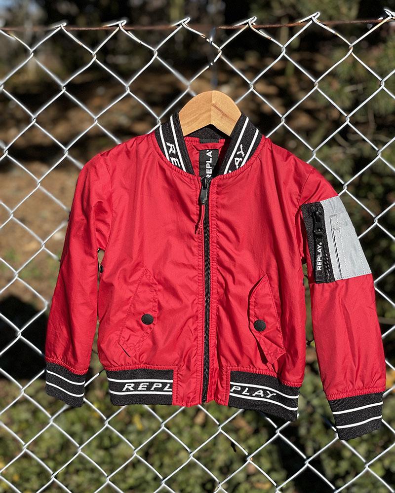 Children's jacket Replay BOMBER red