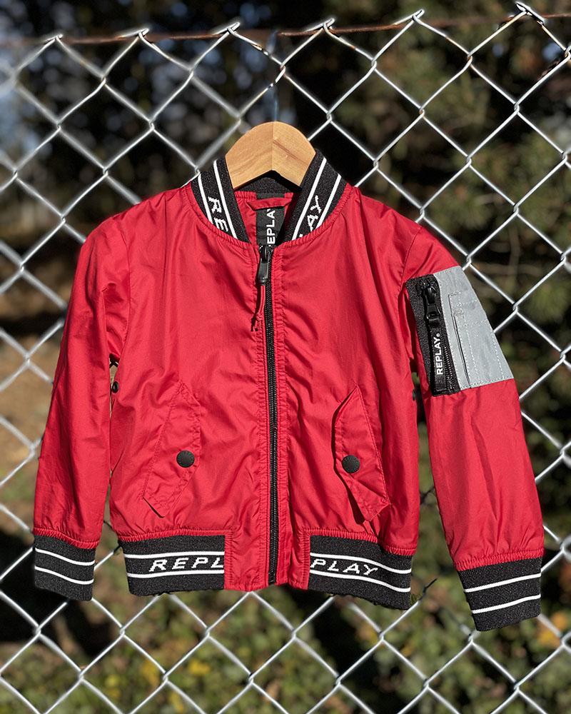 Children's jacket Replay BOMBER red