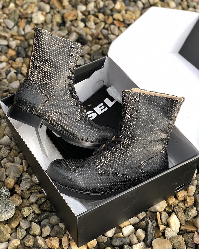 Women's shoes Diesel KOMB BOOT snake