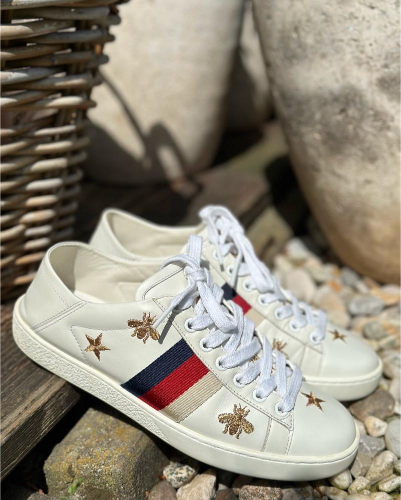 Tenisky dámské Gucci Off white Ace Bee and Stars