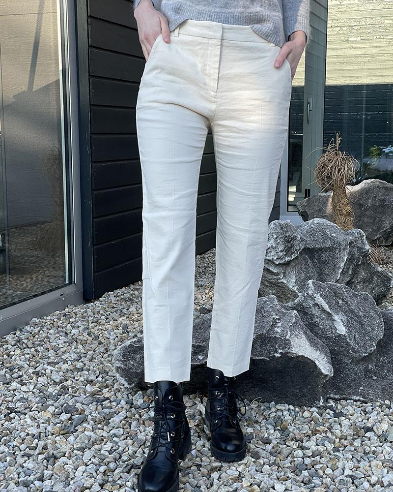 Women's pants Pinko cream