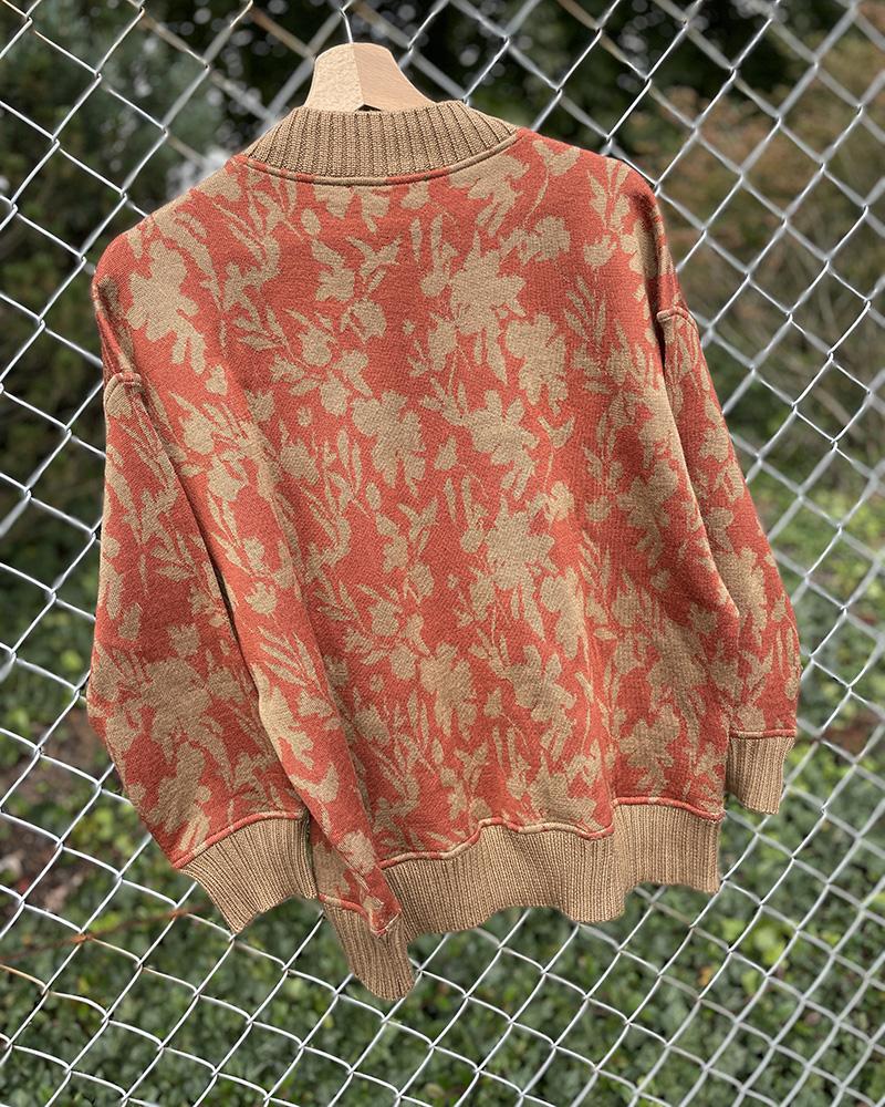 Women's sweater Twinset with a tiger