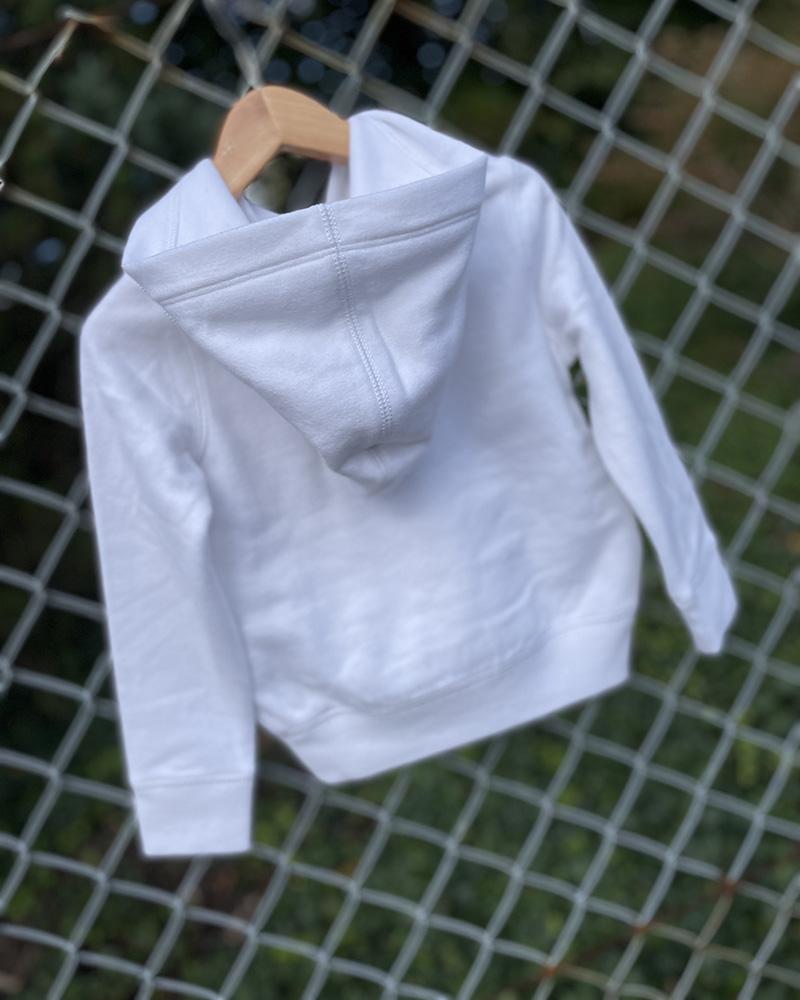 Children's sweatshirt Ralph Lauren white with hood