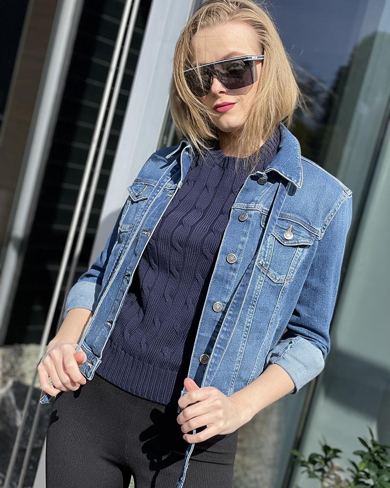 Hugo Boss women's denim blue jacket