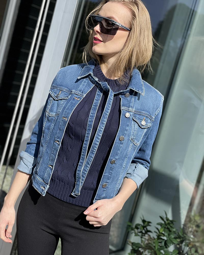 Hugo Boss women's denim blue jacket