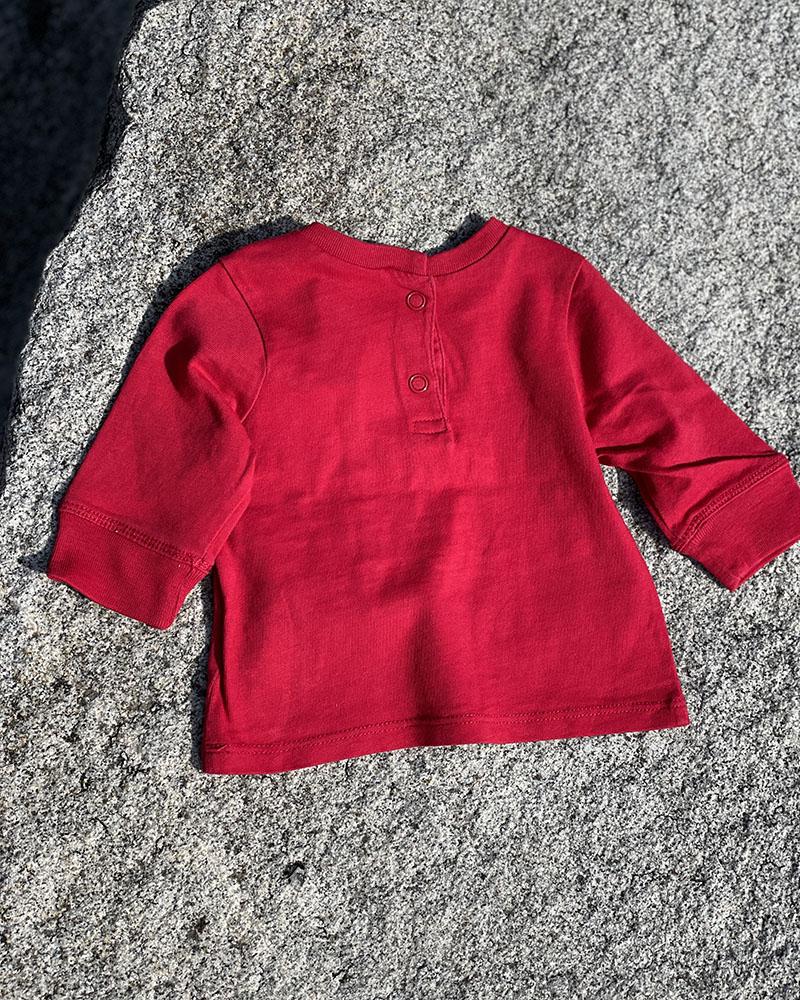 Guess children's t-shirt red with frills