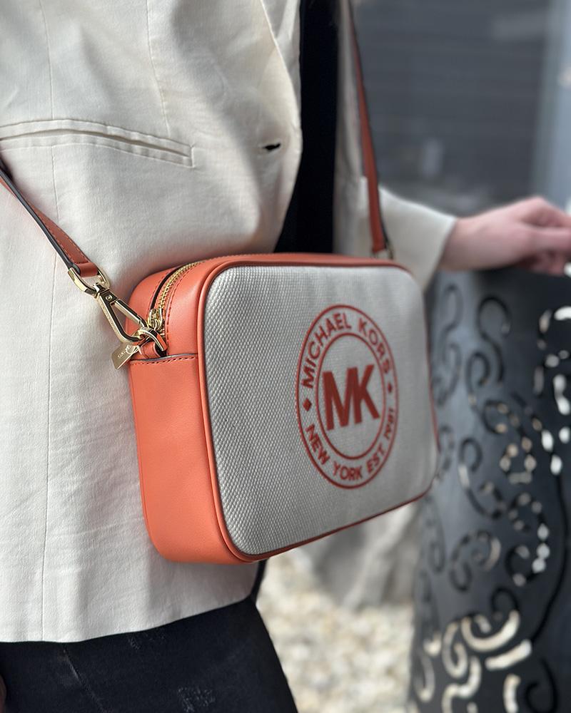 Kabelka dámská Michael Kors FULTON SPORT oranžová