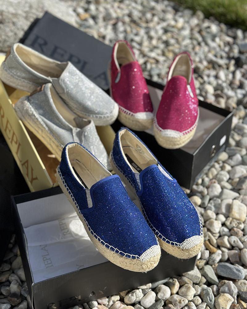 Women's espadrilles Replay NESIA blue