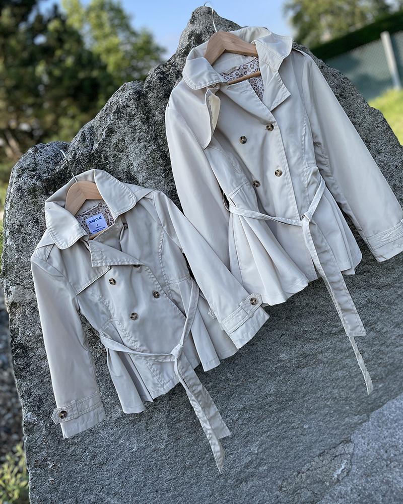 Children's coat Mayoral TRENCHCOAT cream