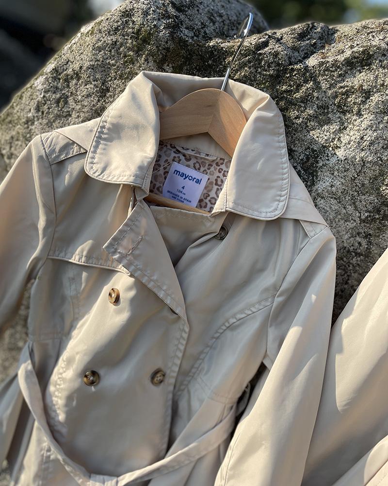 Children's coat Mayoral TRENCHCOAT cream