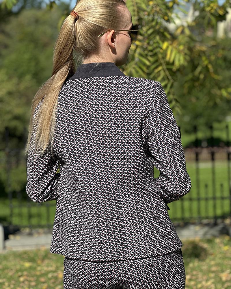 Women's Pinko mosaic pattern jacket