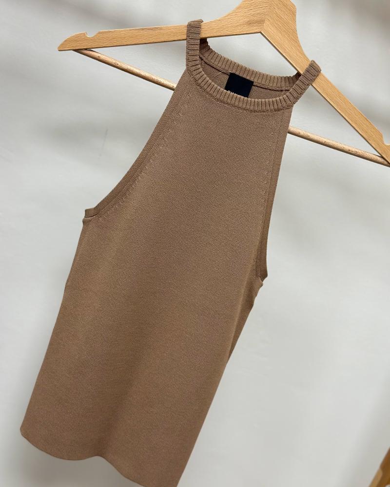 Women's top Pinko brown