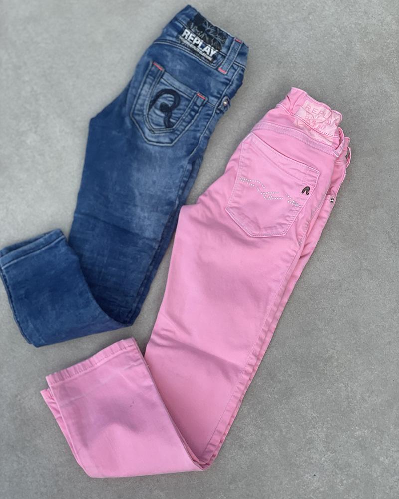 Children's jeans Replay SUPER SKINNY pink