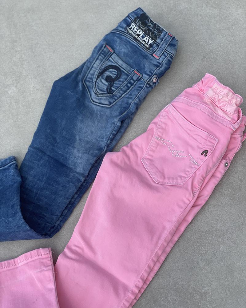 Children's jeans Replay SUPER SKINNY pink