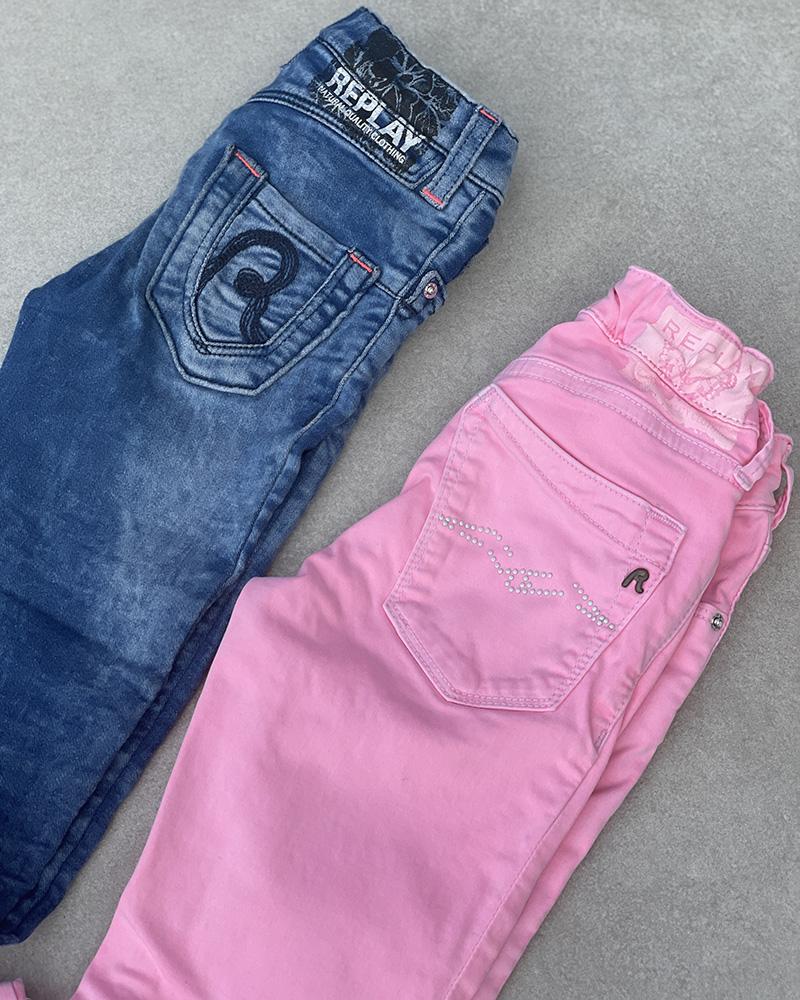 Children's jeans Replay SUPER SKINNY pink